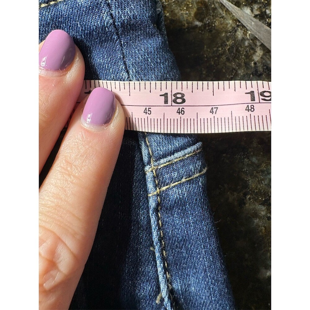 Chico's Jeans Womens Size 12 Short Blue Straight Leg Mid Rise - Picture 9 of 9